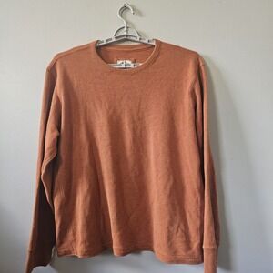 Vintage Eddie Bauer Sportshop Men's XL Legend‎ Wash Long Sleeve Waffle